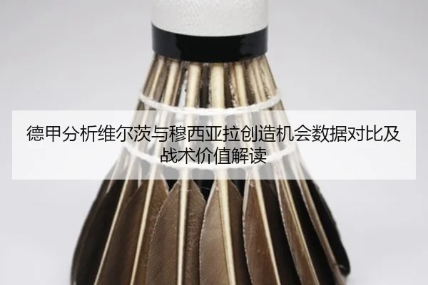 德甲分析维尔茨与穆西亚拉创造机会数据对比及战术价值解读